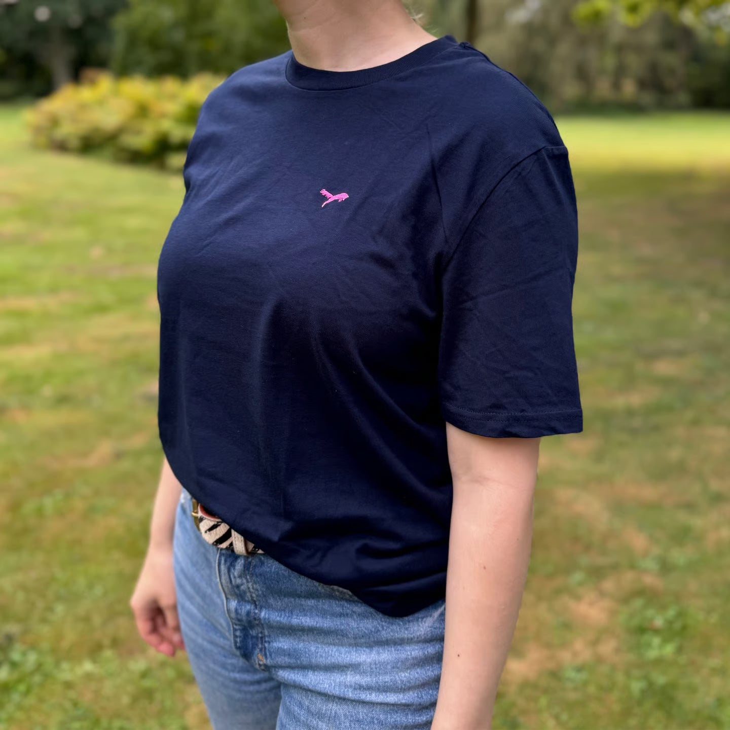 Shirt Dunkelblau & Oliv