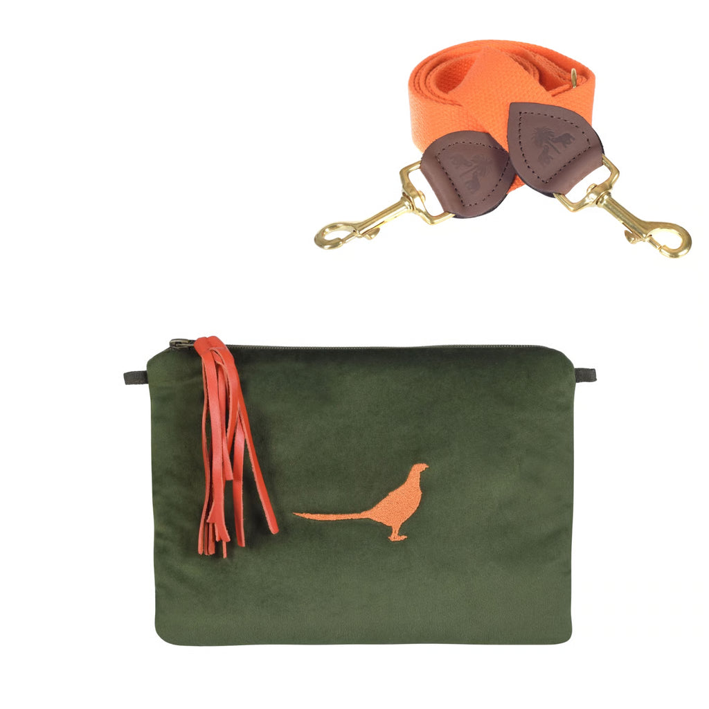 CARLITOS x OH EVCHEN Tweed Clutch VORBESTELLUNG ca. 2 Wochen Lieferzeit