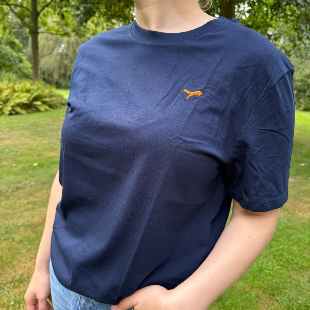 Shirt Dunkelblau & Oliv